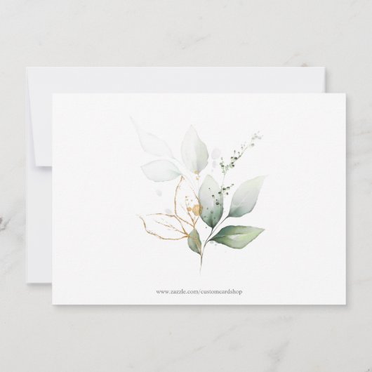 Sympathie Betrouwbaarheidsdienst Mass Dank u Memor Bedankkaart (Achterkant)