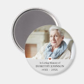 Sympathie bij het liefhebben van het geheugen Foto Magneet (Voorkant / Achterkant)