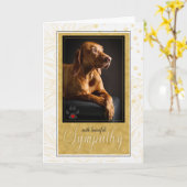 Sympathie bij kinderen Verlies of terminale Ill Do Kaart (Gele Bloem)