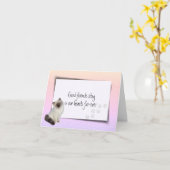 Sympathie bij verlies van dollak Pet Kaart (Gele Bloem)