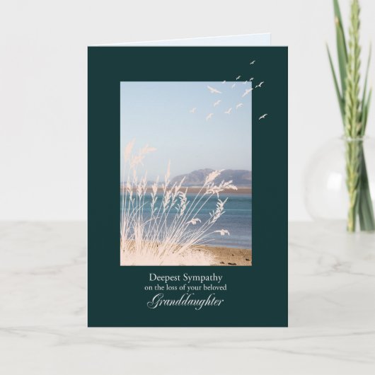 Sympathie bij verlies van kleindochter kaart (Voorkant)