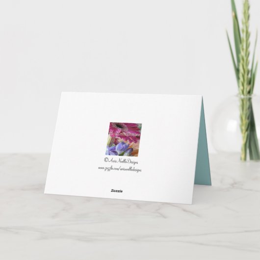 Sympathie bij verlies van pet-Dog/met gedicht Kaart (Achterkant)