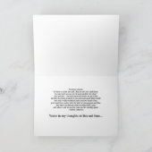 Sympathie bij verlies van pet-Dog/met gedicht Kaart (Binnen)