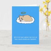 Sympathie bij verlies van Pet Hamster Kaart (Gele Bloem)