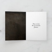 Sympathie bij witte tulpen kaart (Binnen)