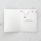 Sympathie Bloedend hart Bloesem Kaart (Binnen)