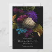 Sympathie Bloemen Cross Uitvaart Dank u kaart (Voorkant)