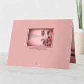 Sympathie bloemen kaart (Achterkant)