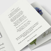 Sympathie Blue Hydrangea begrafenis dank u