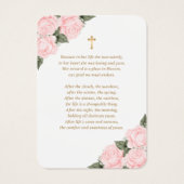 Sympathie Blush roze roze Kaart (Achterkant)