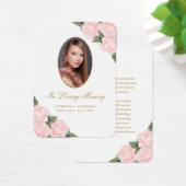 Sympathie Blush roze roze Kaart (Bureau)