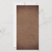 Sympathie Bruin Leather Gold Lijst Foto Funeral (Achterkant)