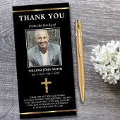 Sympathie Christelijk Gold Cross dankt u | FOTO Bedankkaart