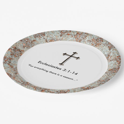 Sympathie-Christelijk_Sjabloon_Grief-Gathering_Uni Papieren Bordje (Gekanteld)