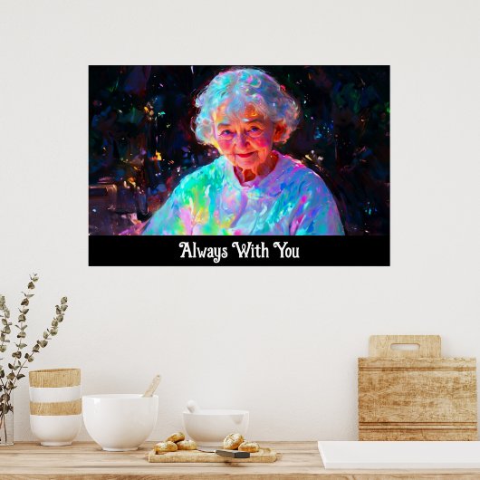 *~* Sympathie Condoleance - Hemelse Liefdevolle Om Poster (Keuken)