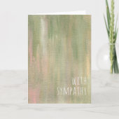 sympathie condoleances Natuur schilderen Kaart (Voorkant)