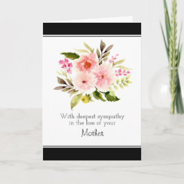 Sympathie Condoleances voor moeder of iedereen Gro Kaart