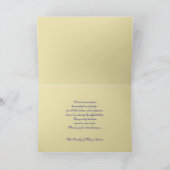 Sympathie Dank je kaart — Classic Navy (Binnen)