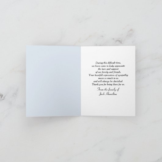 Sympathie Dank u bank met bergen Kaart (Binnen)