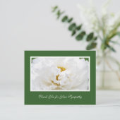 Sympathie Dank u Briefkaart (Staand voorkant)