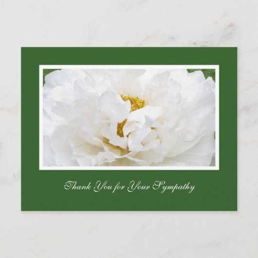 Sympathie Dank u Briefkaart (Voorkant)