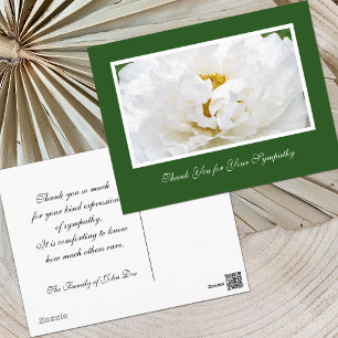 Sympathie Dank u Briefkaart