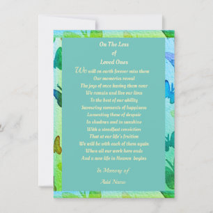 Sympathie dank u digitaal onder 2 dollar gedicht aankondiging