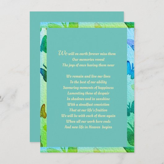 Sympathie dank u digitaal onder 2 dollar uniek aankondiging (Voorkant / Achterkant)