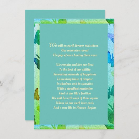 Sympathie dank u digitaal onder 2 dollar uniek aankondiging (Voorkant / Achterkant)