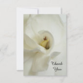 Sympathie Dank u Flat Kaart - Gardenia (Voorkant)