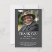 Sympathie Dank u Foto Kaart (Voorkant)