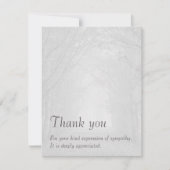 sympathie dank u kaart (Voorkant)