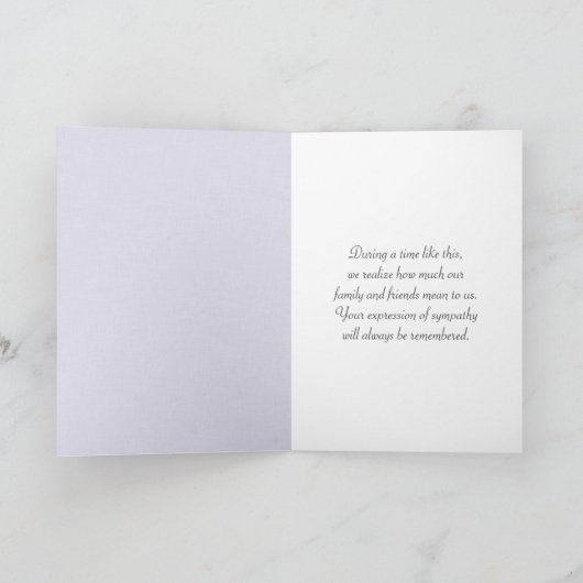 Sympathie Dank u Lavendel Border Kaart (Binnen)