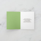 Sympathie Dank u Liedvogels op een hek Post Kaart (Binnen)