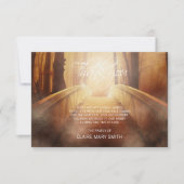 Sympathie DANK U Memorial Bridge die over is Bedankkaart (Voorkant)