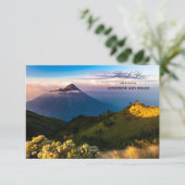 Sympathie Dank u Memorial Mountain Fotografie Bedankkaart (Staand voorkant)