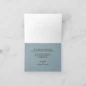 Sympathie Dank u Mountain Lake Reflectie Note Bedankkaart (Binnen)