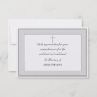 Sympathie Dank u Simplistic Kaart (geweven)