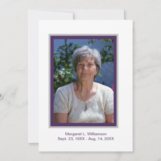 Sympathie Dank u Waterverf Bloemen Houten Kruis Aankondiging (Achterkant)