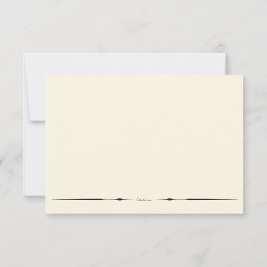 Sympathie Dank u wel Bedankkaart (Achterkant)