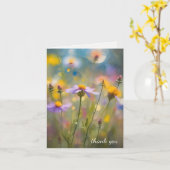 Sympathie Dank u Wildbloemen van familie Kaart (Gele Bloem)