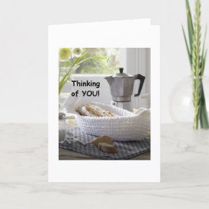 SYMPATHIE "DENKEN VAN U" IN UW TIJD VAN VERLIES KAART