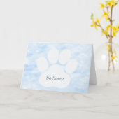 Sympathie Dog Card Kaart (Gele Bloem)