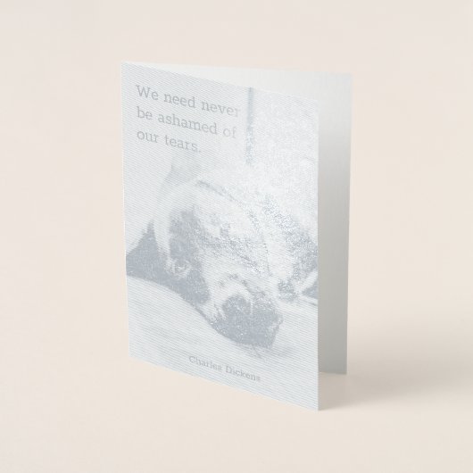 Sympathie Dog Folie Kaarten (Voorkant)