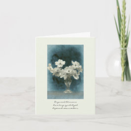 Sympathie Dogwood Symbolizes Hope Kaart
