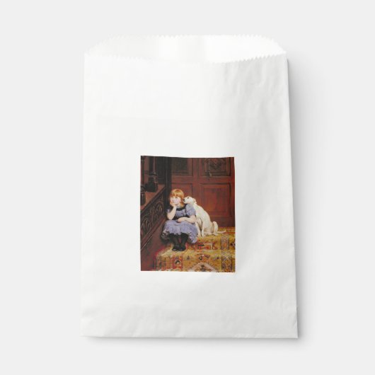 Sympathie (door Briton Riviere) Bedankzakje (Voorkant)