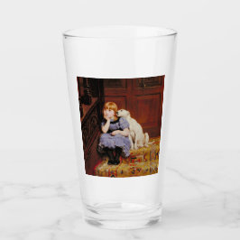 Sympathie (door Briton Riviere) Glas