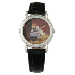 Sympathie (door Briton Riviere) Horloge