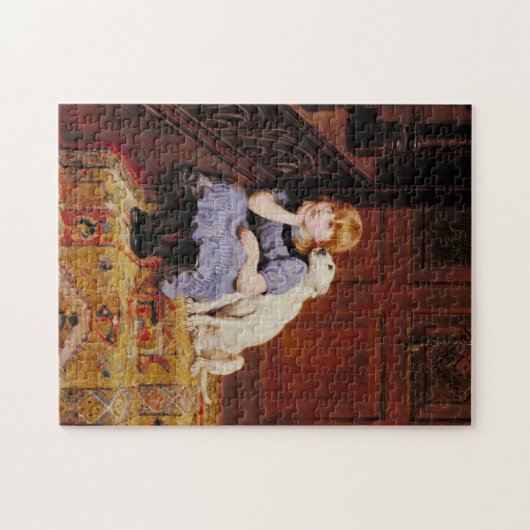 Sympathie (door Briton Riviere) Legpuzzel (Horizontaal)