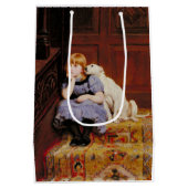 Sympathie (door Briton Riviere) Medium Cadeauzakje (Achterkant)